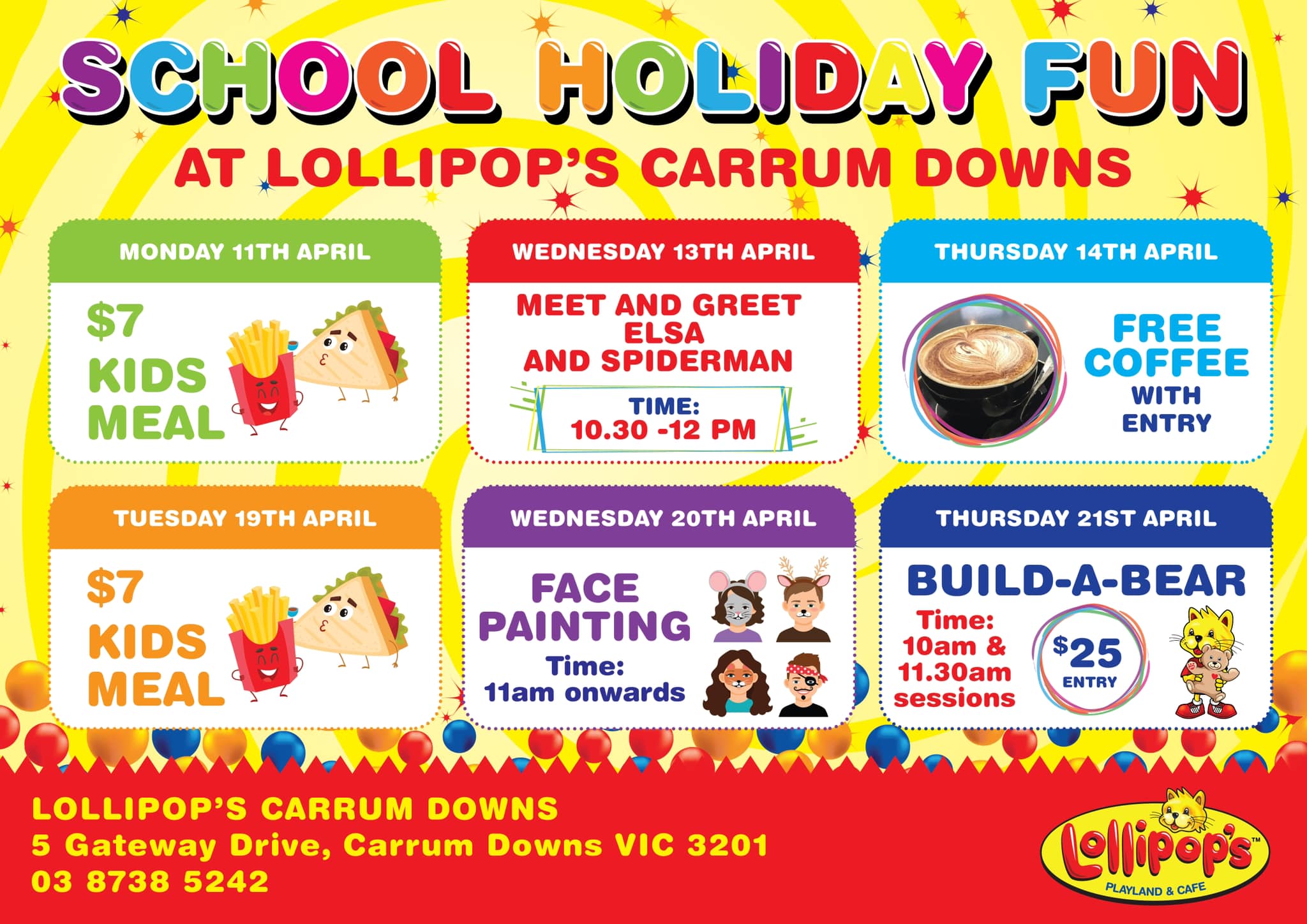 lollipops play centre carrum downs