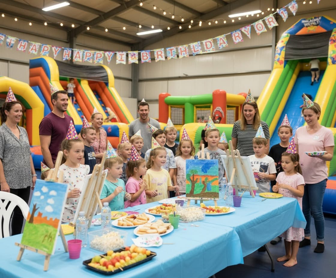 Inflatable World Ringwood party