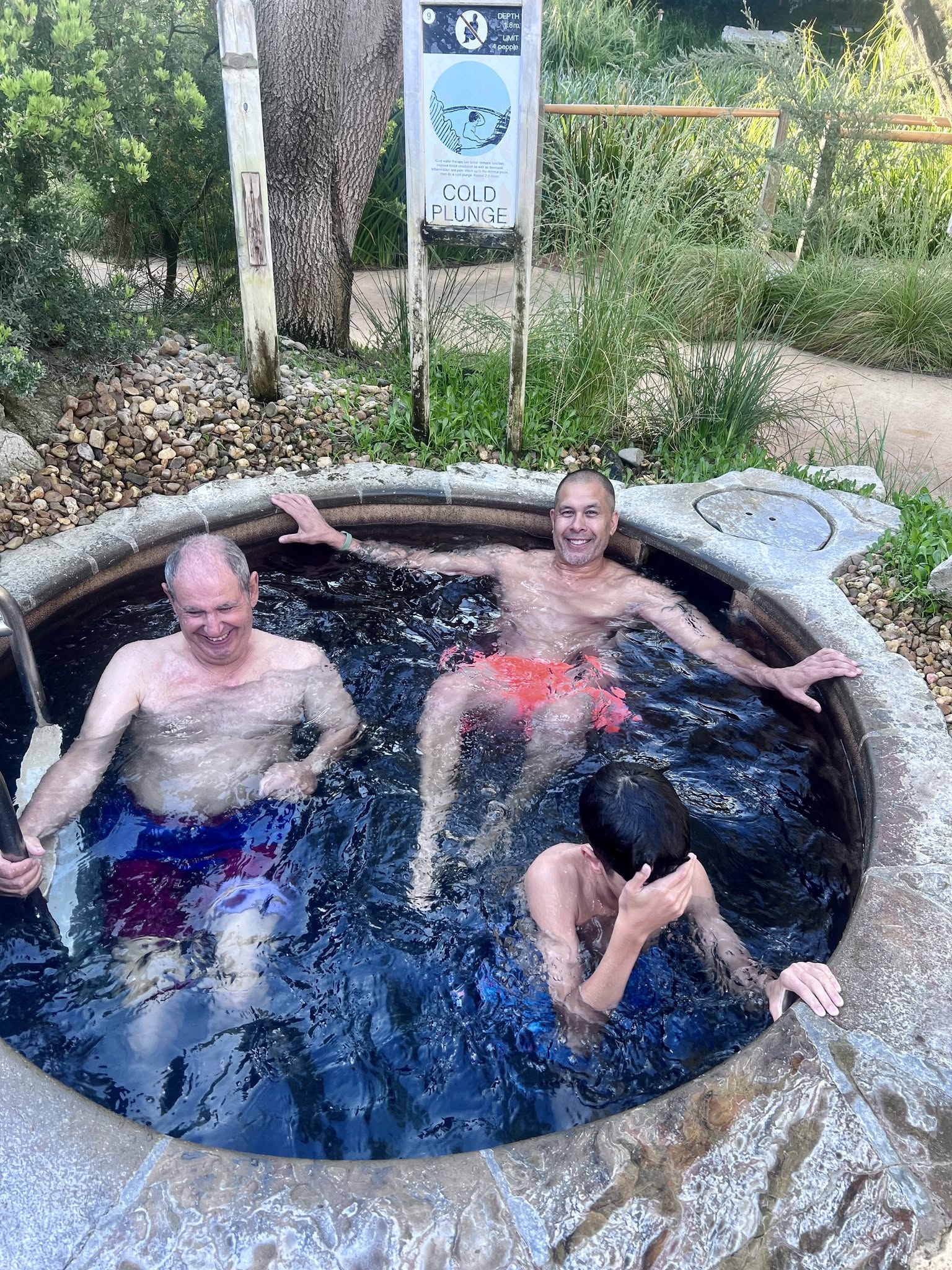 Peninsula Hot Springs cold plunge