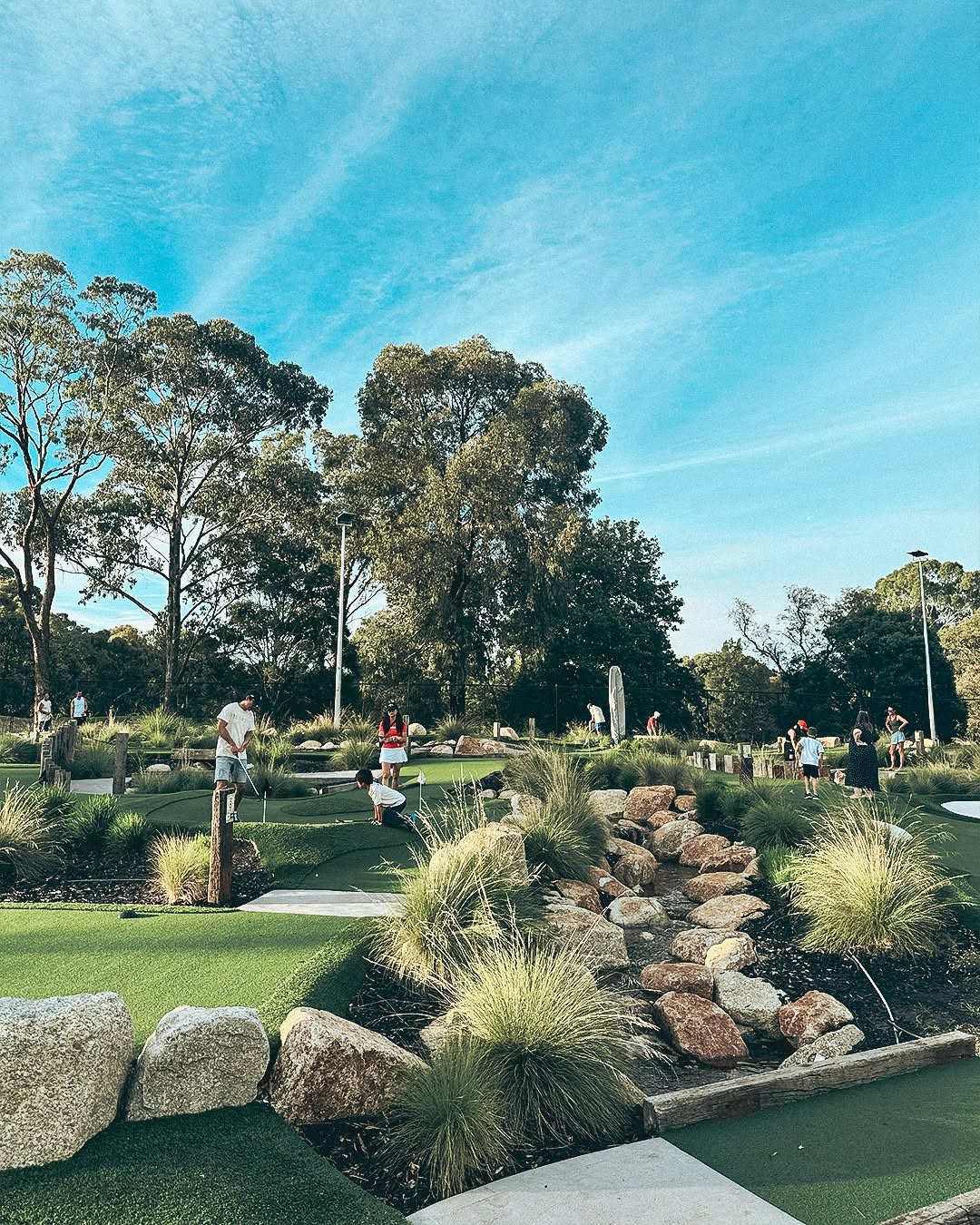 architectural designed mini golf