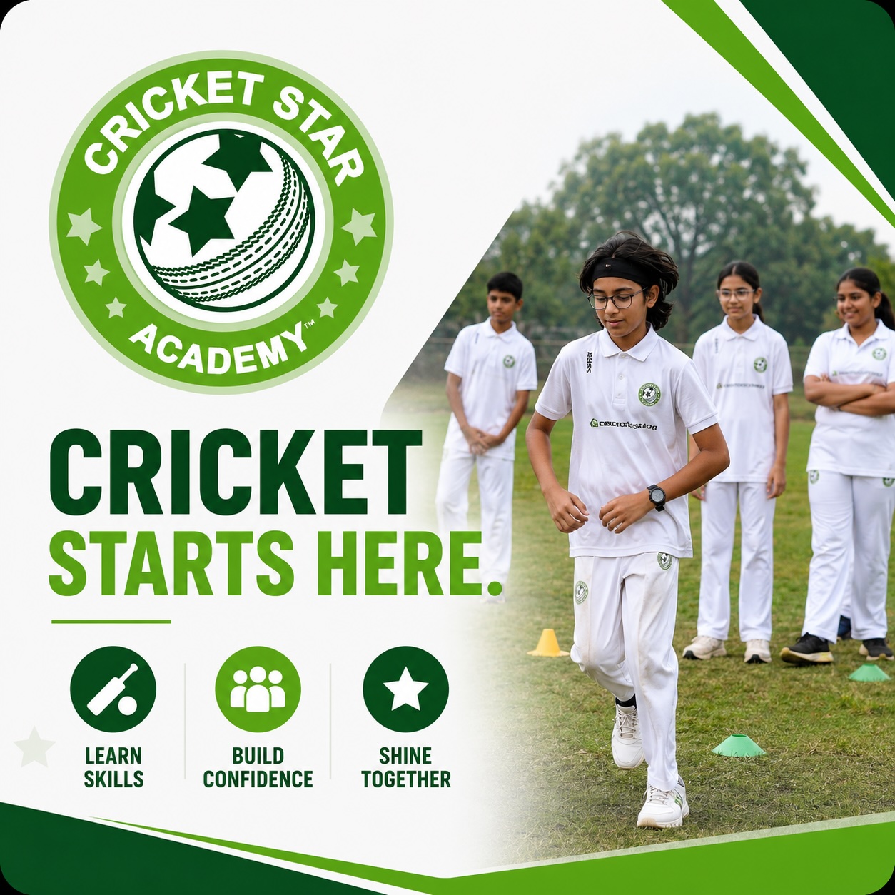 boys playing cricket