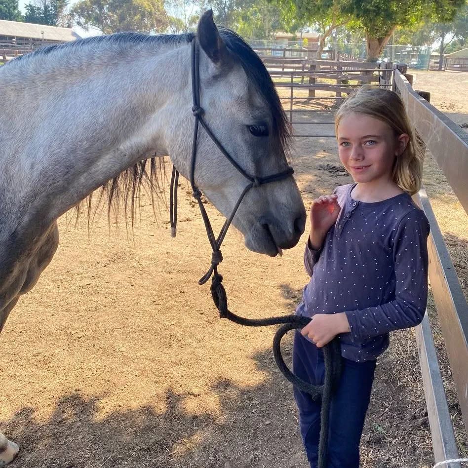 girl with horse