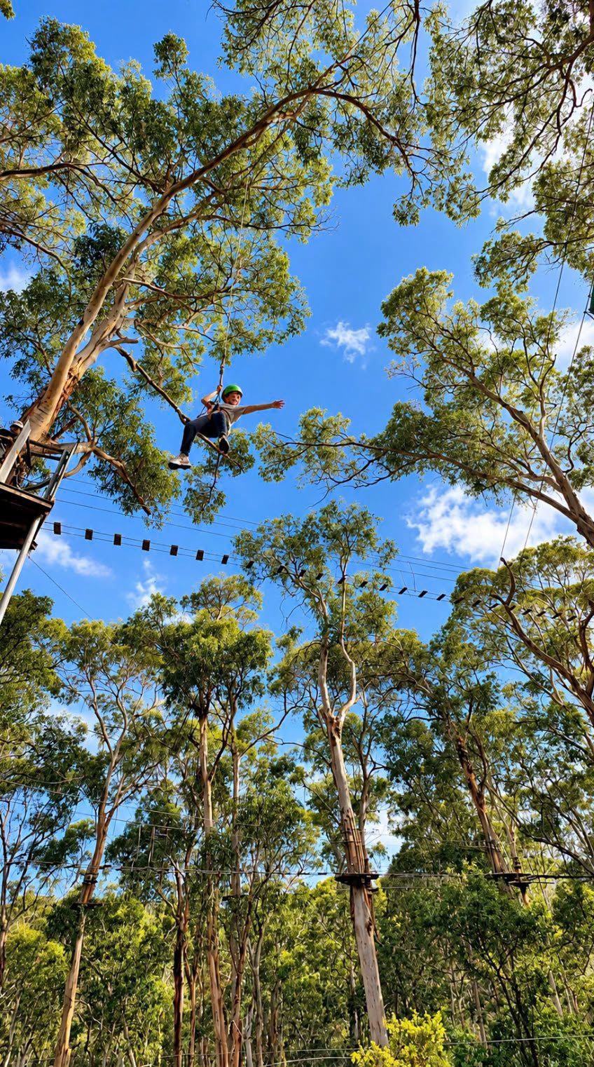 live wire park lorne tree surfing