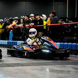 older kids gocarting