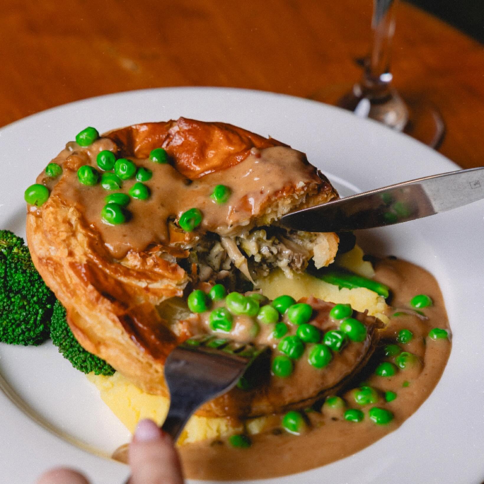 pie with peas