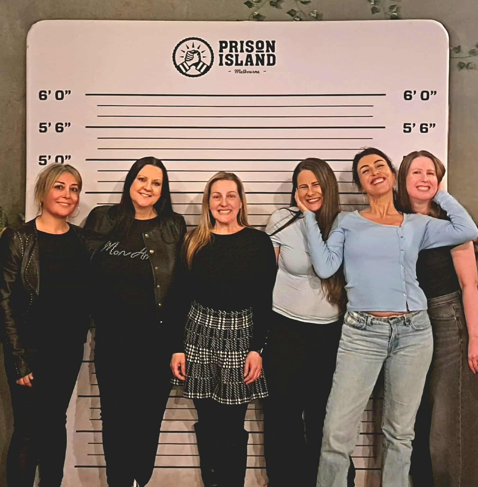 prison island docklands girls night out