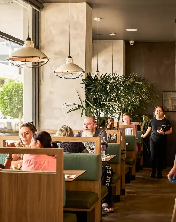 seating area at restaurant
