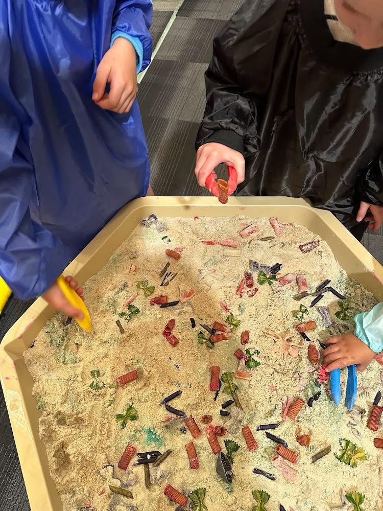 sensory sandpit