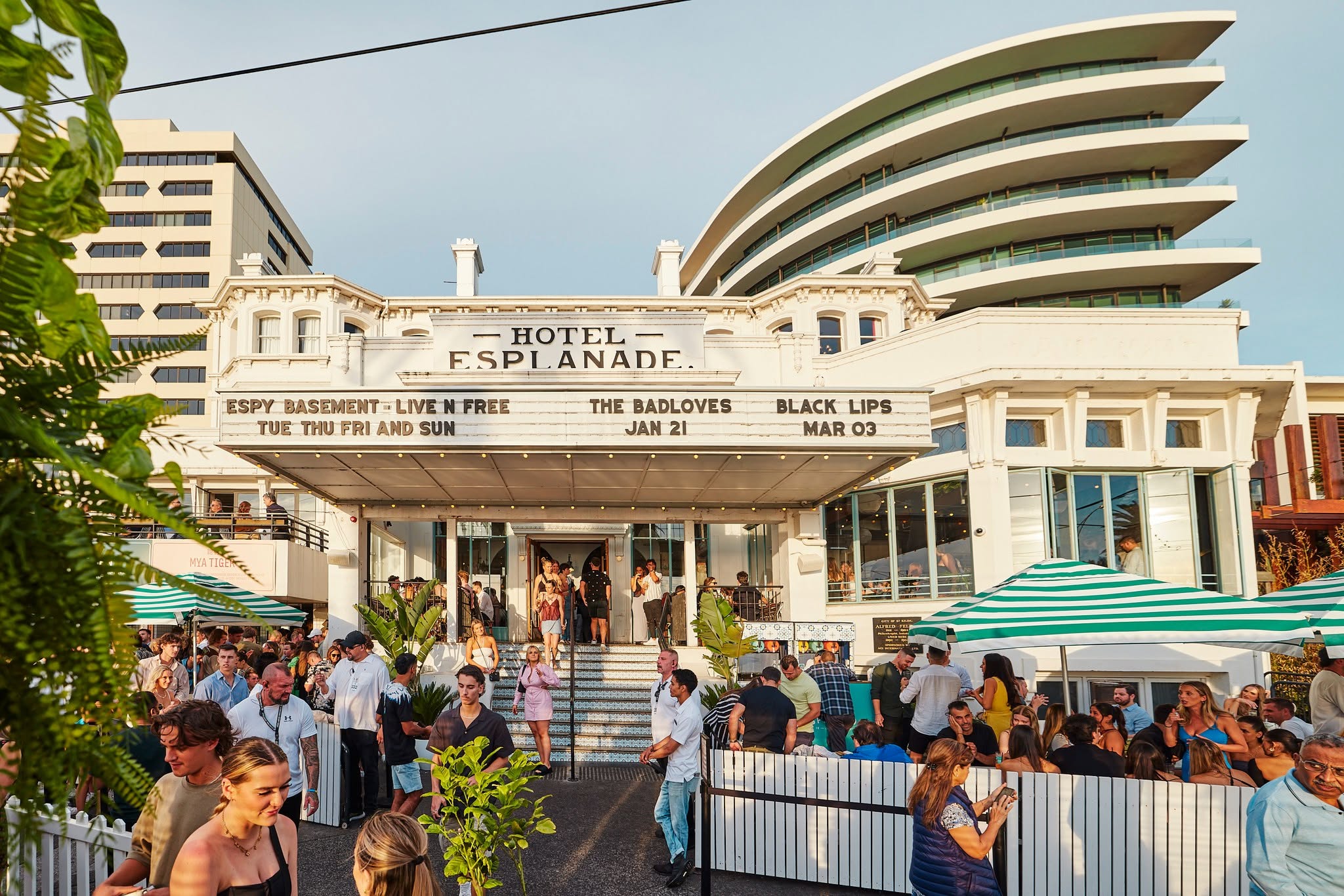 the espy hotel front