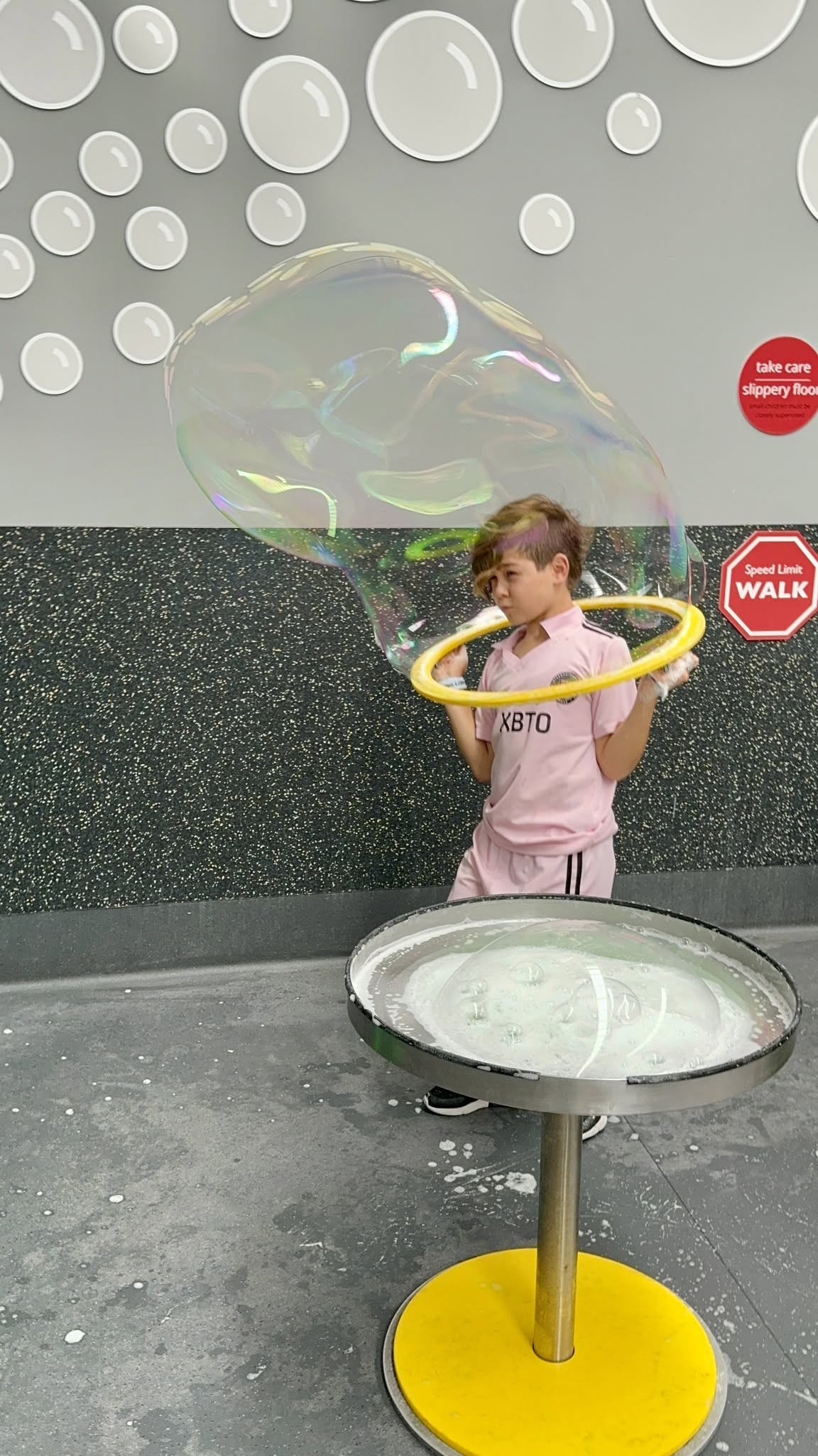 twisted science boy in a bubble