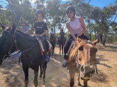 uncle nev trail riding son and mum