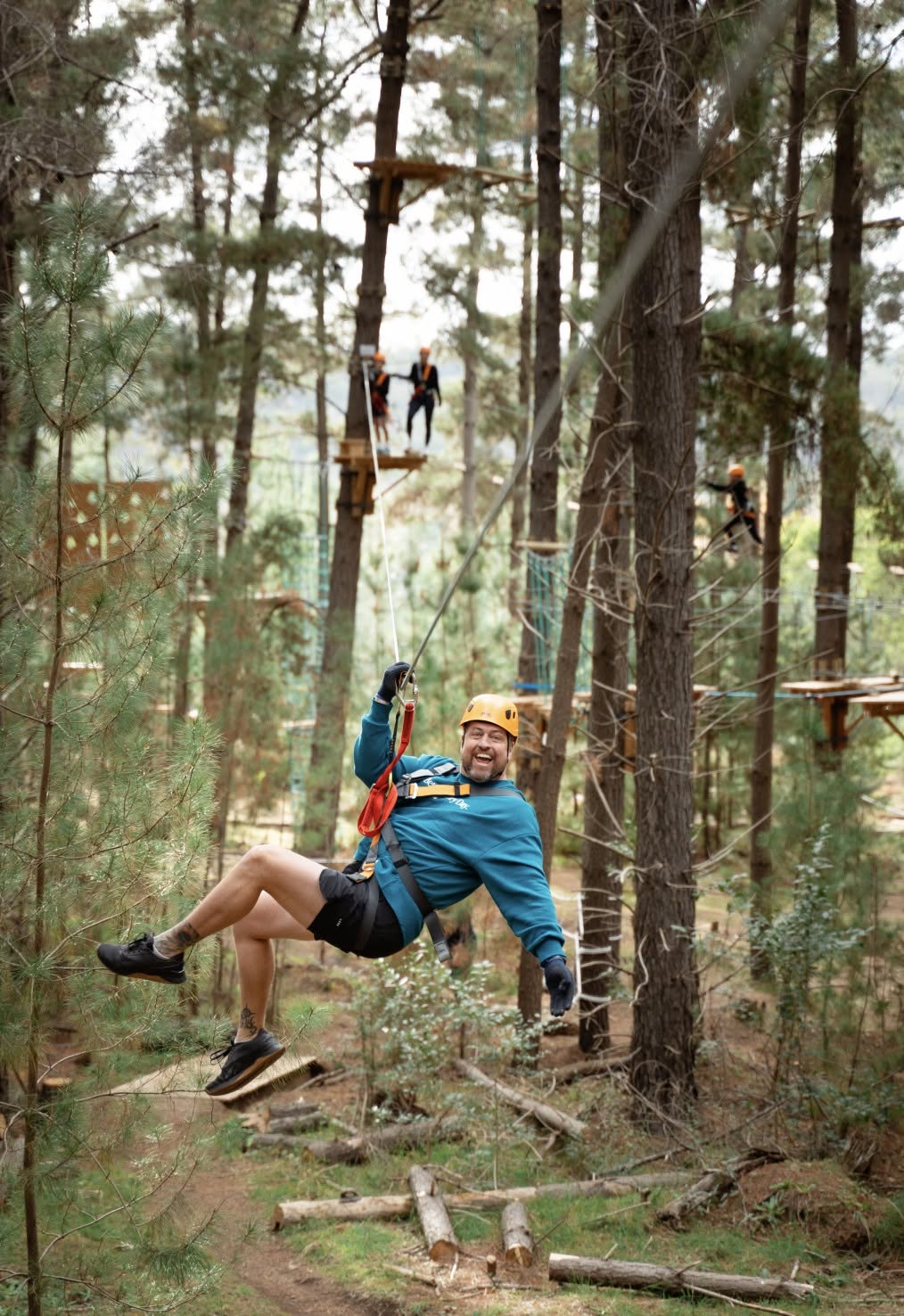 zip linig